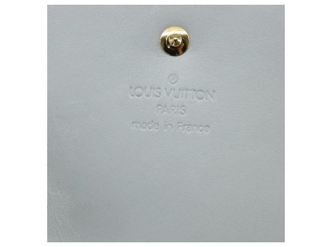 Portafoglio Walker Monogram Vernis LOUIS VUITTON Giallo Lime M91074 LV Auth hk3224 D'oro - vista 21