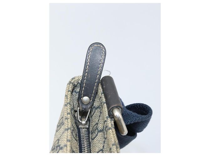Bolso de Hombro GG Supreme PVC Navy 201446 Auth ep11575 de GUCCI Azul marino - vista 10