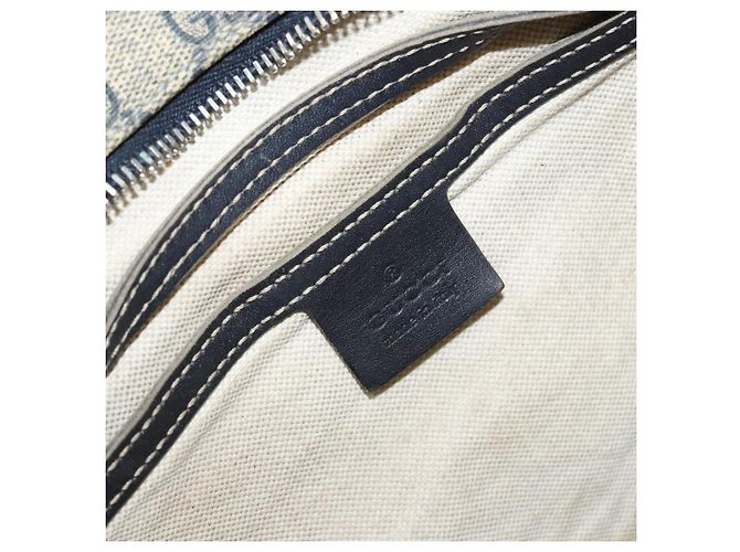 Bolso de Hombro GG Supreme PVC Navy 201446 Auth ep11575 de GUCCI Azul marino - vista 19