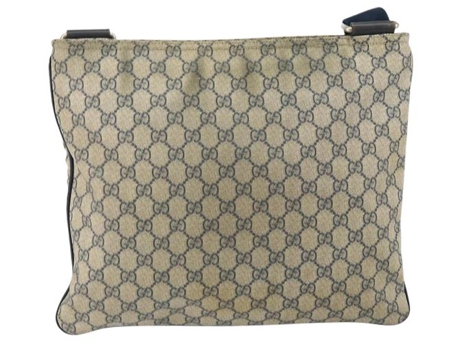 Bolso de Hombro GG Supreme PVC Navy 201446 Auth ep11575 de GUCCI Azul marino - vista 2