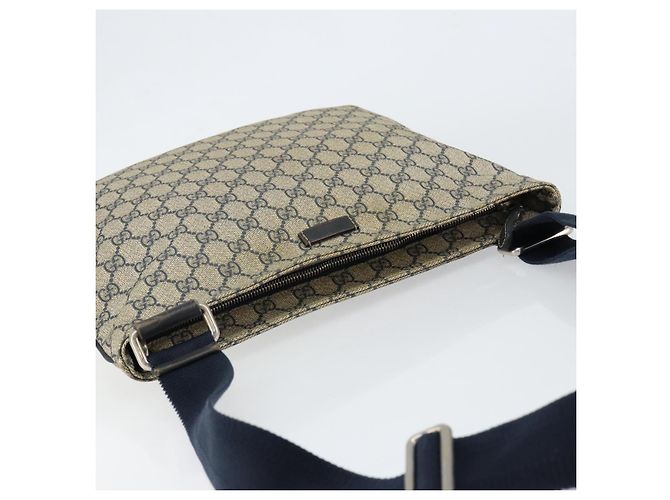 Bolso de Hombro GG Supreme PVC Navy 201446 Auth ep11575 de GUCCI Azul marino - vista 6