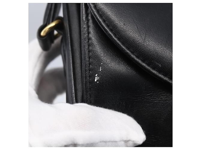 Borsa a mano GIVENCHY in pelle nera e oro Auth 151079 Nero D'oro - vista 10