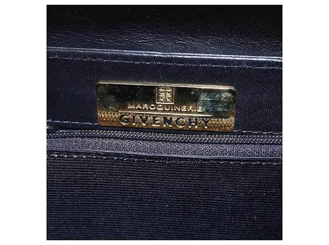 Borsa a mano GIVENCHY in pelle nera e oro Auth 151079 Nero D'oro - vista 11