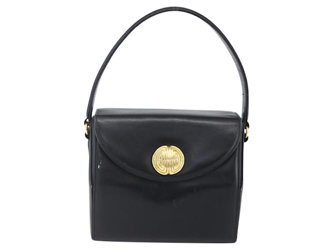 Borsa a mano GIVENCHY in pelle nera e oro Auth 151079 Nero D'oro - vista 13