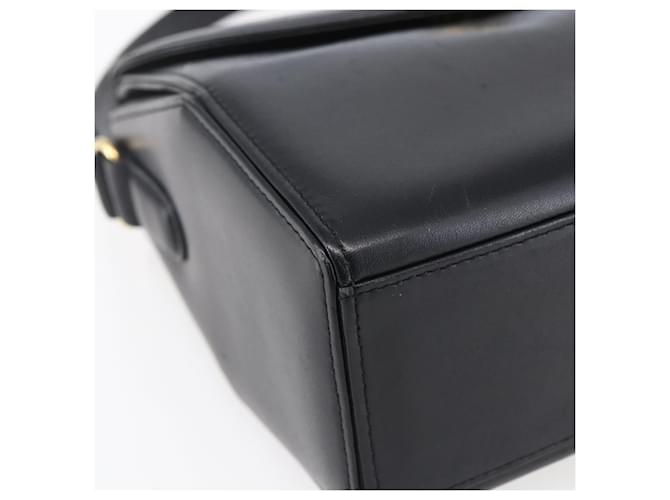 Borsa a mano GIVENCHY in pelle nera e oro Auth 151079 Nero D'oro - vista 14