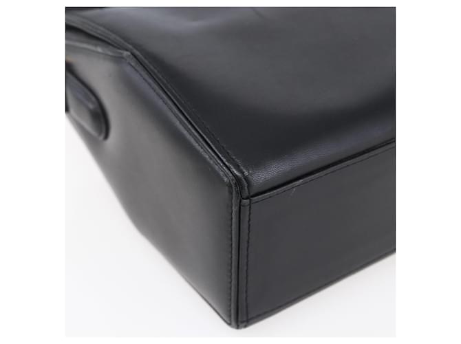 Borsa a mano GIVENCHY in pelle nera e oro Auth 151079 Nero D'oro - vista 16