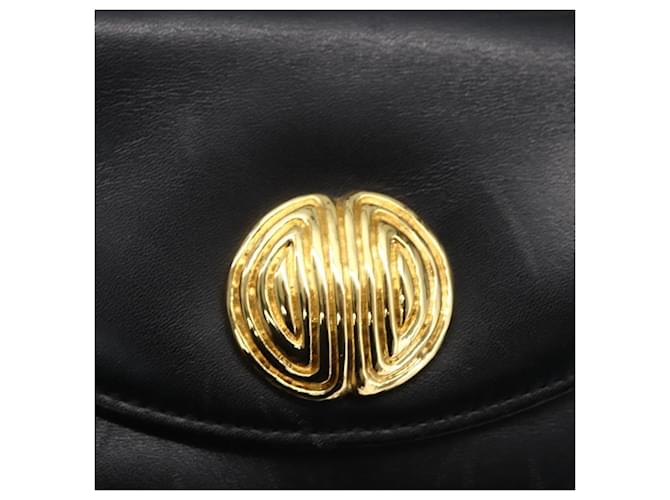 Borsa a mano GIVENCHY in pelle nera e oro Auth 151079 Nero D'oro - vista 17