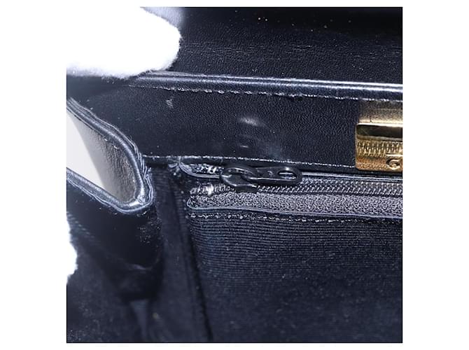 Borsa a mano GIVENCHY in pelle nera e oro Auth 151079 Nero D'oro - vista 18