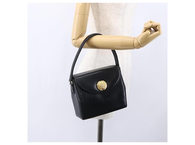 Borsa a mano GIVENCHY in pelle nera e oro Auth 151079 Nero D'oro - vista 22