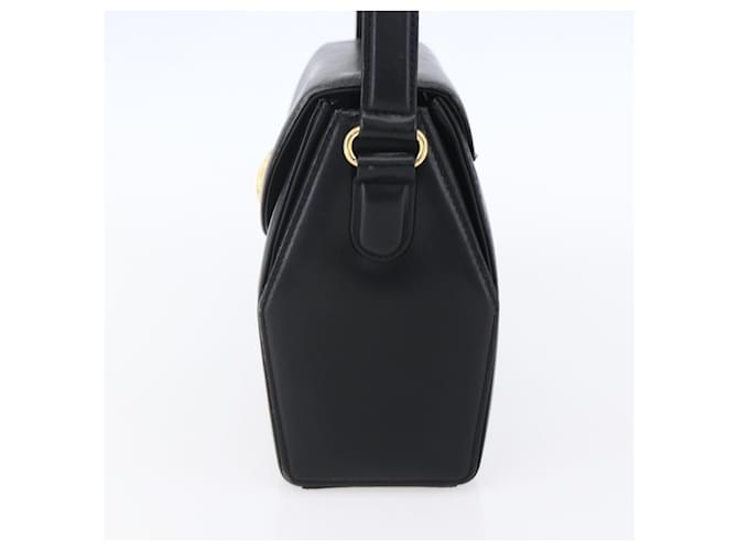 Borsa a mano GIVENCHY in pelle nera e oro Auth 151079 Nero D'oro - vista 4
