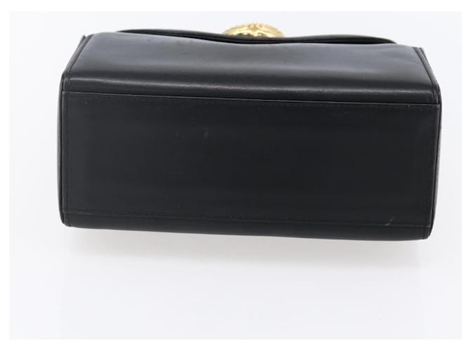 Borsa a mano GIVENCHY in pelle nera e oro Auth 151079 Nero D'oro - vista 5