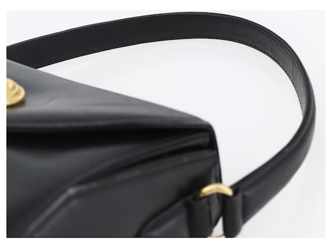 Borsa a mano GIVENCHY in pelle nera e oro Auth 151079 Nero D'oro - vista 8