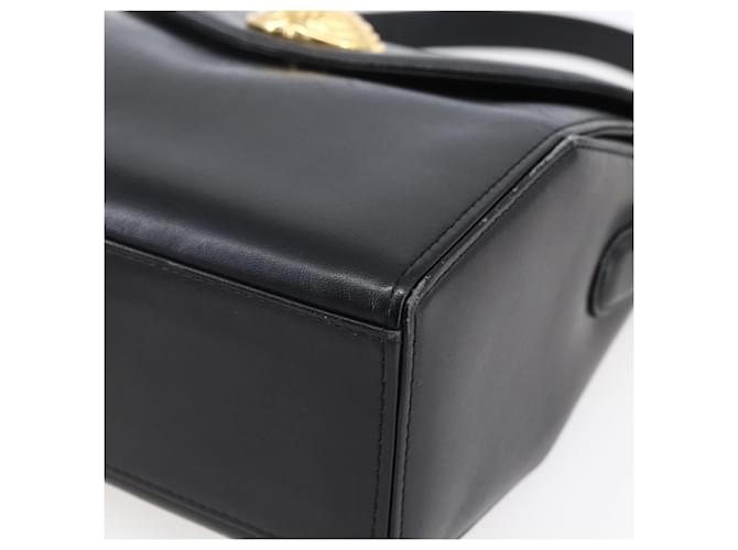 Borsa a mano GIVENCHY in pelle nera e oro Auth 151079 Nero D'oro - vista 9