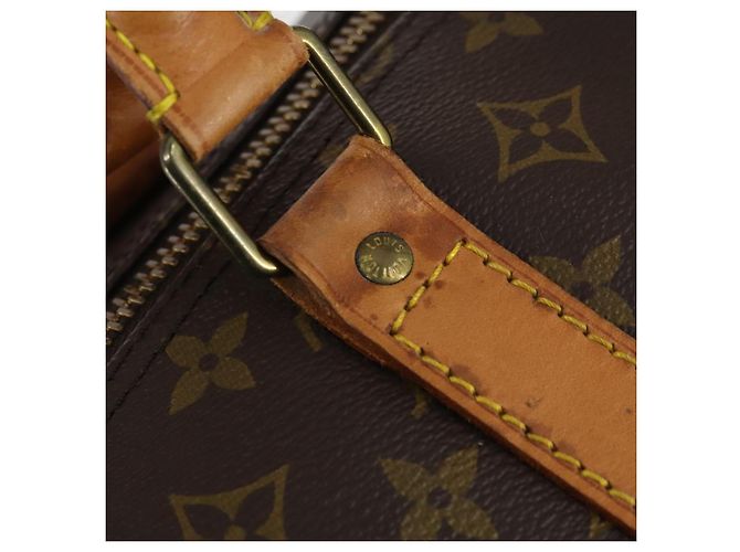 LOUIS VUITTON Monogram Keepall Bandouliere 60 Borsa Boston M41412 LV Auth yk19653 Monogramma - vista 18