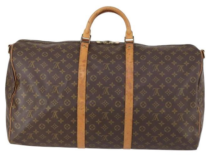 LOUIS VUITTON Monogram Keepall Bandouliere 60 Borsa Boston M41412 LV Auth yk19653 Monogramma - vista 2