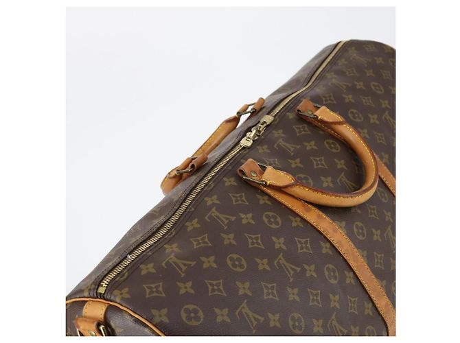 LOUIS VUITTON Monogram Keepall Bandouliere 60 Borsa Boston M41412 LV Auth yk19653 Monogramma - vista 6