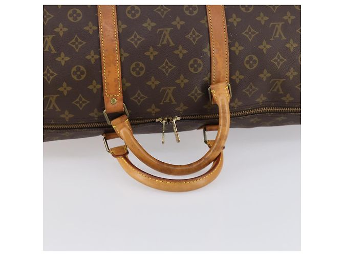 LOUIS VUITTON Monogram Keepall Bandouliere 60 Borsa Boston M41412 LV Auth yk19653 Monogramma - vista 7