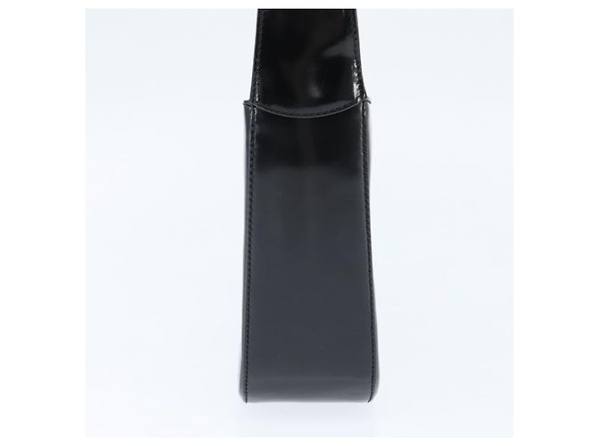 Borsa a Mano GUCCI Soho Smalto Nero Argento Auth 150731 - vista 3