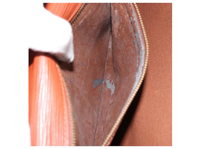 LOUIS VUITTON Borsa a Mano Epi Monceau 28 Marrone M52123 LV Auth bs30558 - vista 11