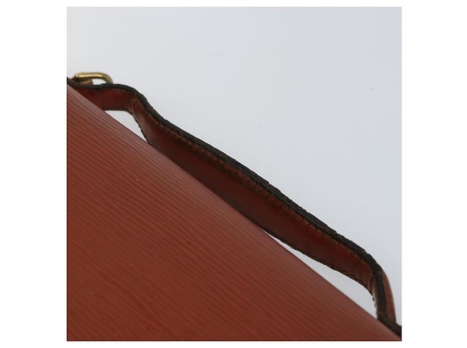LOUIS VUITTON Borsa a Mano Epi Monceau 28 Marrone M52123 LV Auth bs30558 - vista 14
