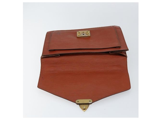 LOUIS VUITTON Borsa a Mano Epi Monceau 28 Marrone M52123 LV Auth bs30558 - vista 20