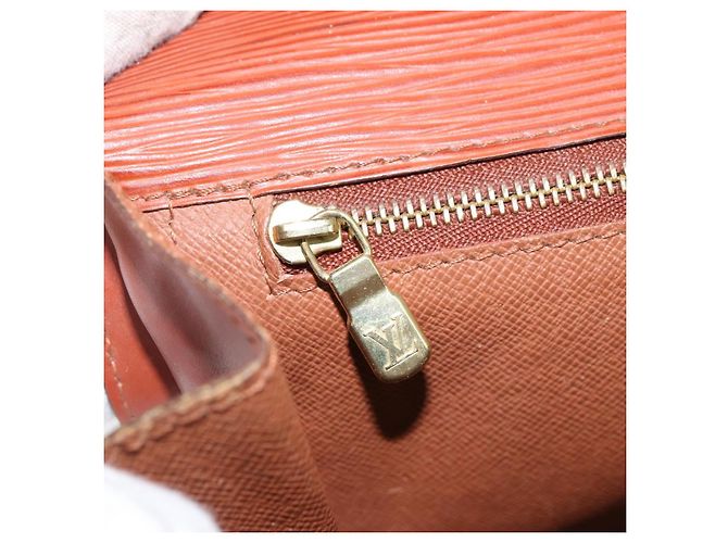 LOUIS VUITTON Borsa a Mano Epi Monceau 28 Marrone M52123 LV Auth bs30558 - vista 24
