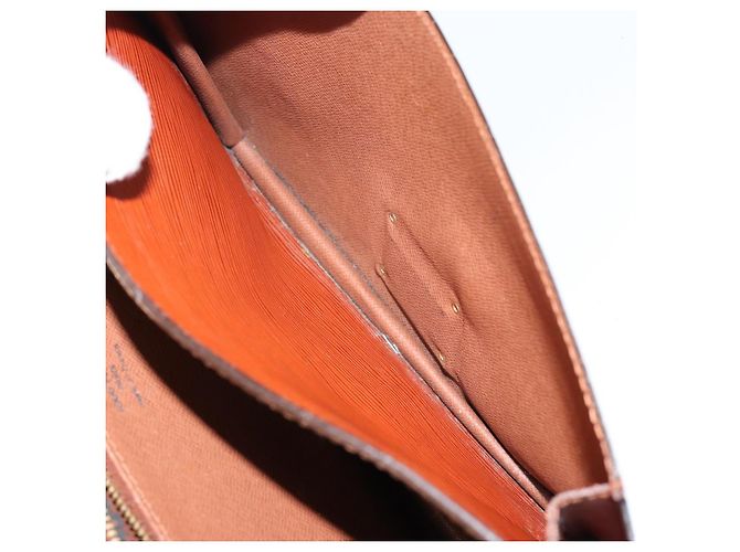 LOUIS VUITTON Borsa a Mano Epi Monceau 28 Marrone M52123 LV Auth bs30558 - vista 25