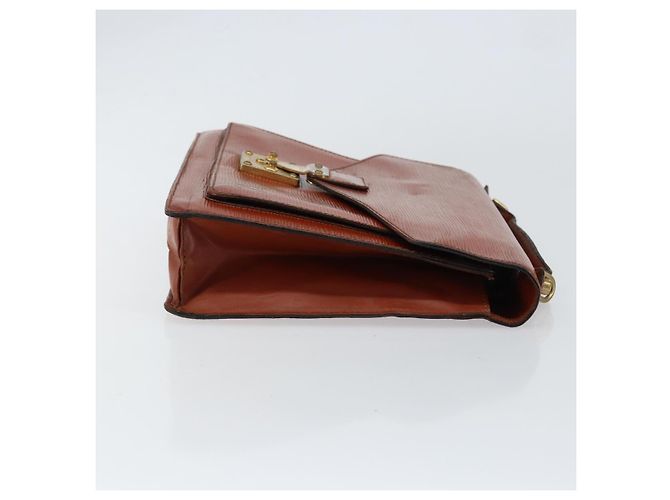 LOUIS VUITTON Borsa a Mano Epi Monceau 28 Marrone M52123 LV Auth bs30558 - vista 3