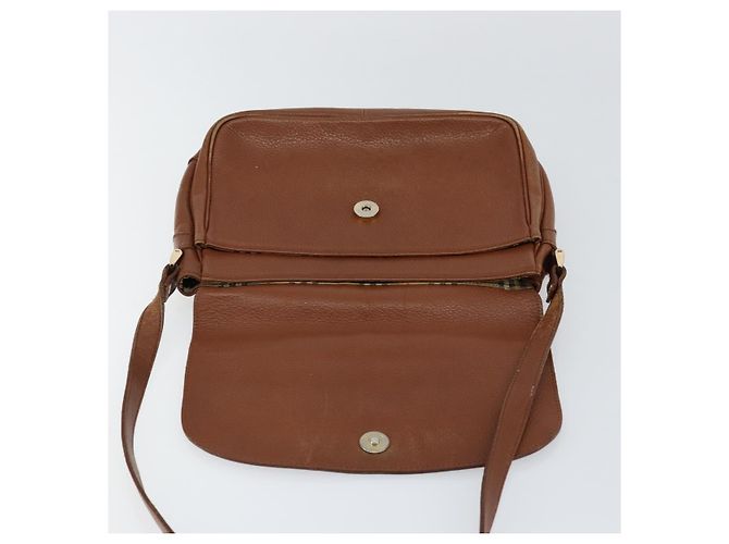 Autre Marque Borsa a Spalla Burberrys in Pelle Oro Marrone Auth ep11609 D'oro - vista 10