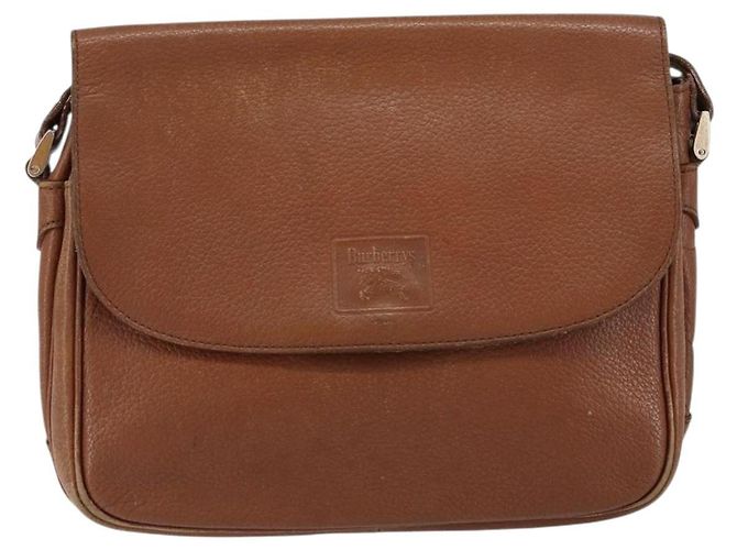 Autre Marque Borsa a Spalla Burberrys in Pelle Oro Marrone Auth ep11609 D'oro - vista 13