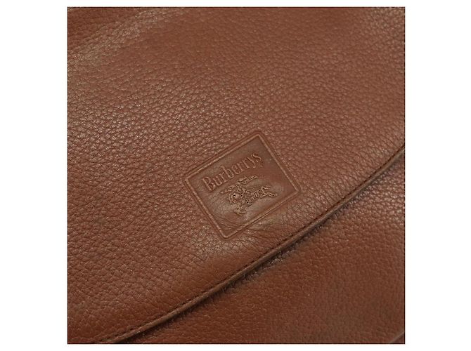 Autre Marque Borsa a Spalla Burberrys in Pelle Oro Marrone Auth ep11609 D'oro - vista 17