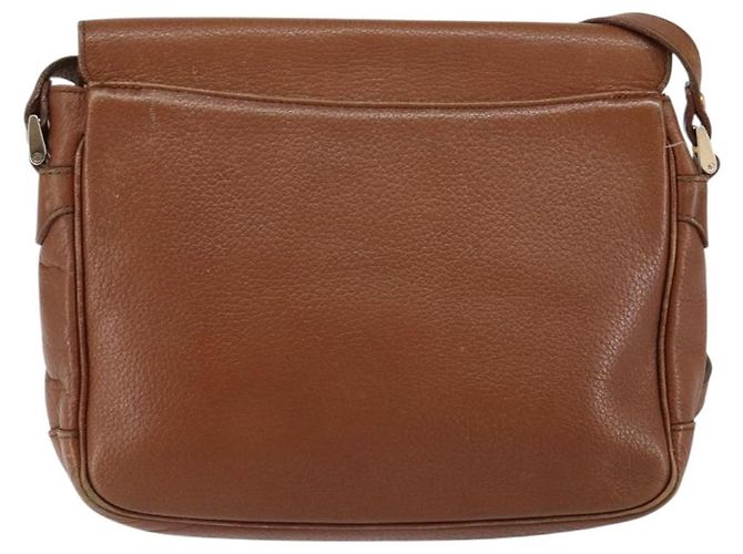 Autre Marque Borsa a Spalla Burberrys in Pelle Oro Marrone Auth ep11609 D'oro - vista 2
