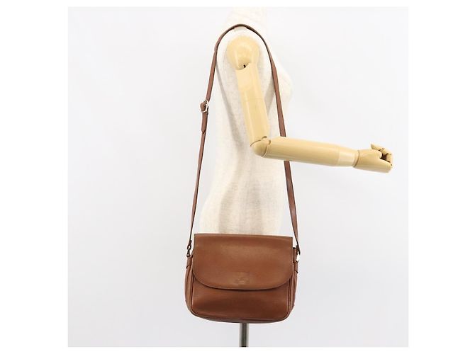 Autre Marque Borsa a Spalla Burberrys in Pelle Oro Marrone Auth ep11609 D'oro - vista 21
