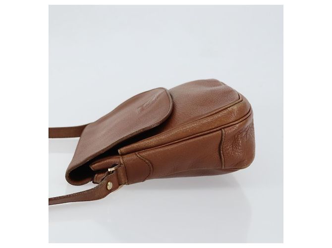 Autre Marque Borsa a Spalla Burberrys in Pelle Oro Marrone Auth ep11609 D'oro - vista 4
