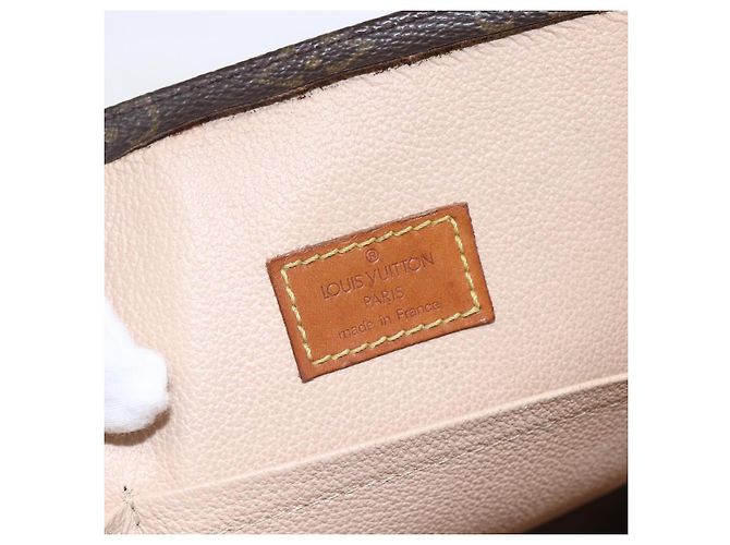 LOUIS VUITTON Borsa Sac Plat Monogram M51140 LV Auth 150580 Monogramma - vista 10