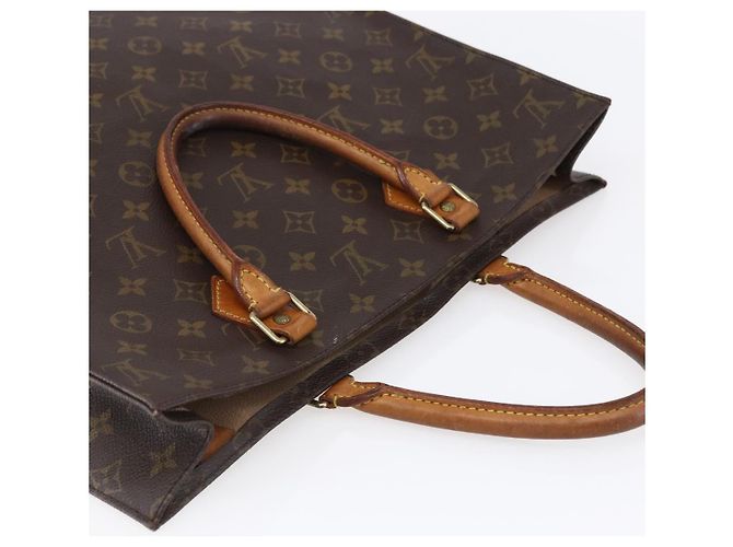 LOUIS VUITTON Borsa Sac Plat Monogram M51140 LV Auth 150580 Monogramma - vista 6