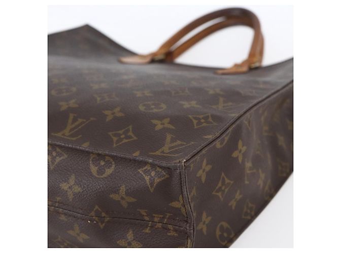 LOUIS VUITTON Borsa Sac Plat Monogram M51140 LV Auth 150580 Monogramma - vista 9