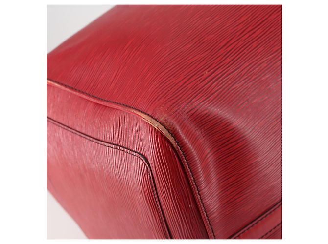 LOUIS VUITTON Epi Keepall 60 Borsa Boston Rossa M42947 LV Auth 148138 Rosso - vista 16
