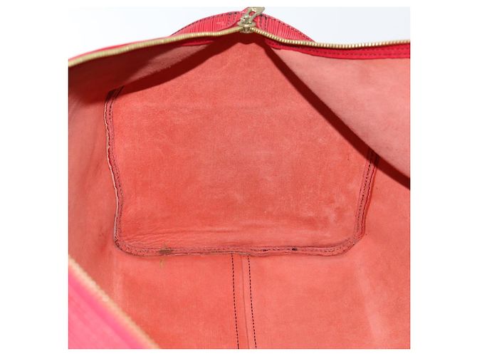 LOUIS VUITTON Epi Keepall 60 Borsa Boston Rossa M42947 LV Auth 148138 Rosso - vista 20