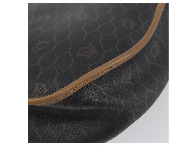 Borsa a Spalla in Tela Honeycomb PVC Nera e Dorata Auth BA8817 Christian Dior Nero D'oro - vista 12