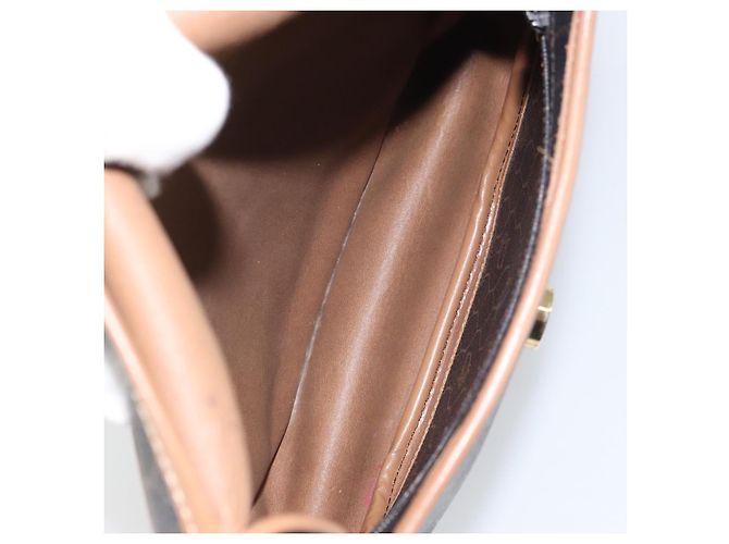 Borsa a Spalla in Tela Honeycomb PVC Nera e Dorata Auth BA8817 Christian Dior Nero D'oro - vista 17