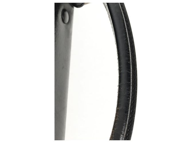 Borsa da lavoro PRADA in nylon e pelle nera argento autentica bs31717 Nero - vista 8