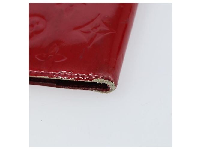 LOUIS VUITTON Cubierta de Planificador Diario Monogram Vernis PM Roja R21016 Auth BA8895 - vista 10