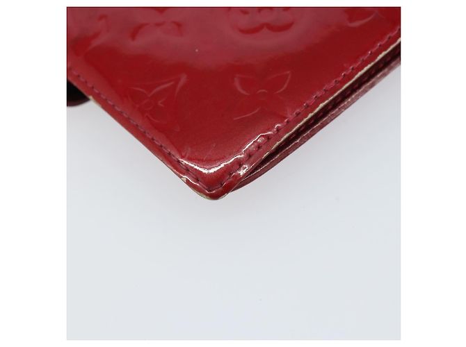 LOUIS VUITTON Cubierta de Planificador Diario Monogram Vernis PM Roja R21016 Auth BA8895 - vista 11