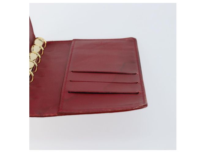 LOUIS VUITTON Cubierta de Planificador Diario Monogram Vernis PM Roja R21016 Auth BA8895 - vista 19