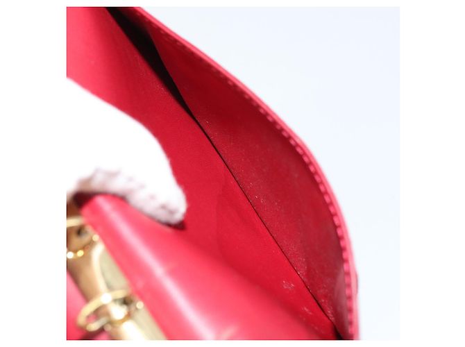 LOUIS VUITTON Cubierta de Planificador Diario Monogram Vernis PM Roja R21016 Auth BA8895 - vista 21