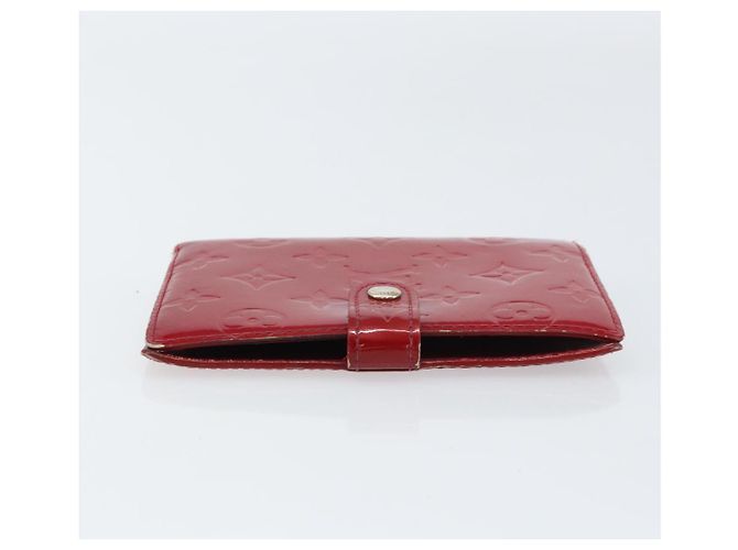 LOUIS VUITTON Cubierta de Planificador Diario Monogram Vernis PM Roja R21016 Auth BA8895 - vista 4
