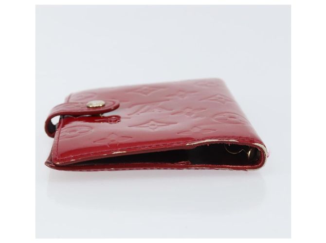 LOUIS VUITTON Cubierta de Planificador Diario Monogram Vernis PM Roja R21016 Auth BA8895 - vista 6