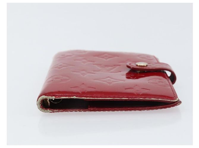 LOUIS VUITTON Cubierta de Planificador Diario Monogram Vernis PM Roja R21016 Auth BA8895 - vista 7