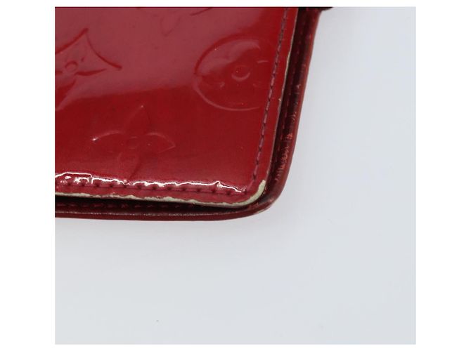 LOUIS VUITTON Cubierta de Planificador Diario Monogram Vernis PM Roja R21016 Auth BA8895 - vista 8